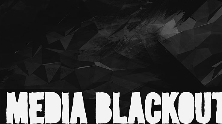 Media Blackout Font