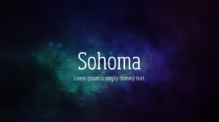 Sohoma Font Family