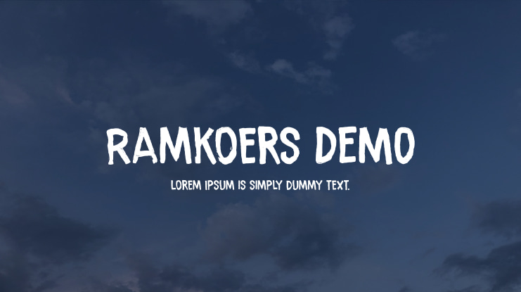 Ramkoers DEMO Font