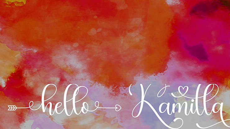 Hello Kamilla Font