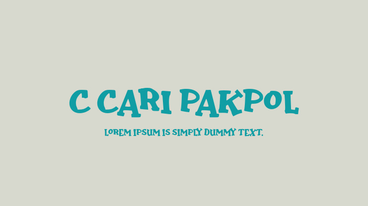 c Cari Pakpol Font