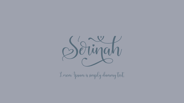 Serinah Font