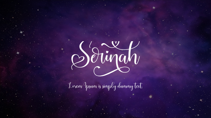 Serinah Font