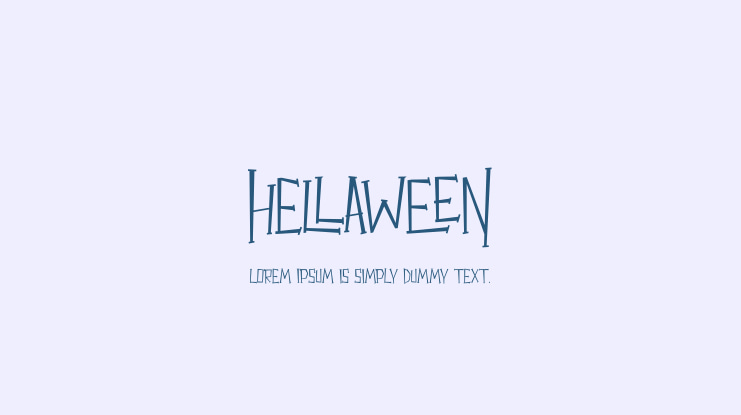 Hellaween Font