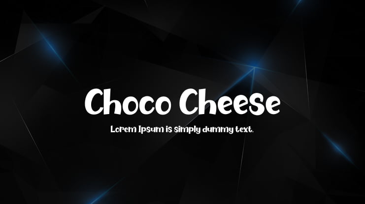 Choco Cheese Font