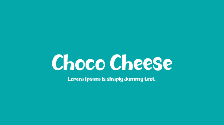 Choco Cheese Font