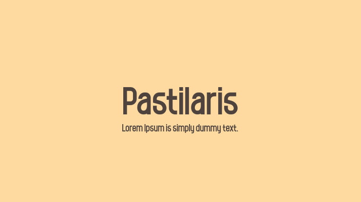 Pastilaris Font