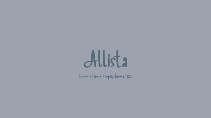 Allista Font