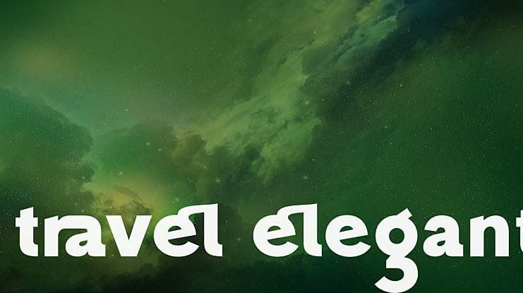 travel elegant Font Family