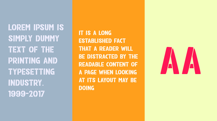 Alberto Stencil Font