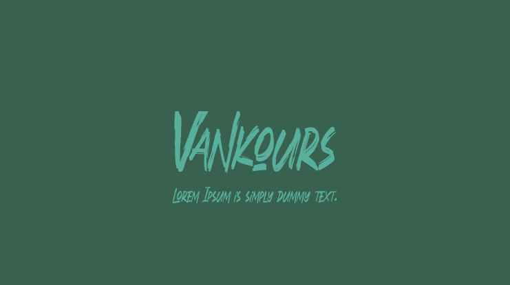 Vankours Font