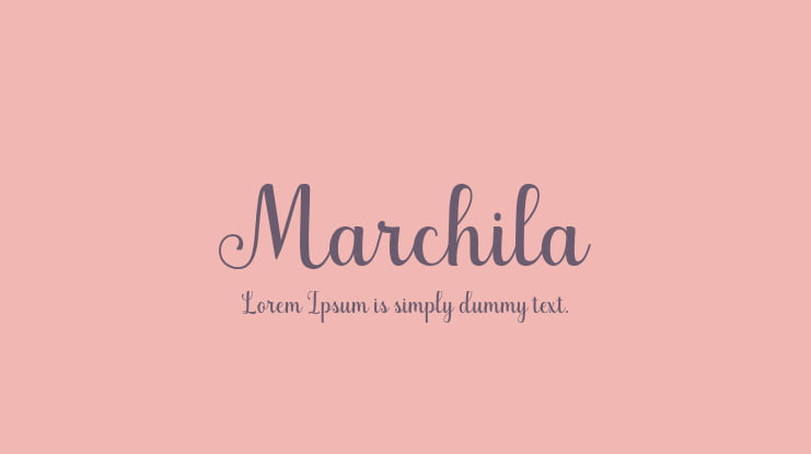 Marchila Font