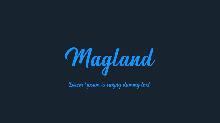Magland Font