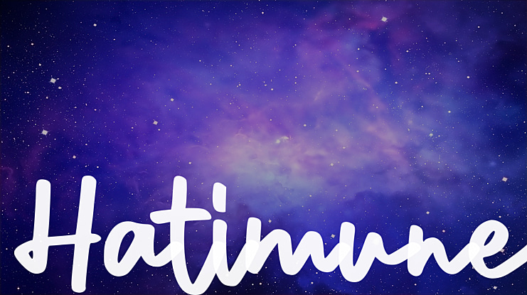 Hatimune Font