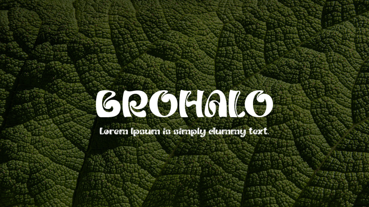 BROHALO Font