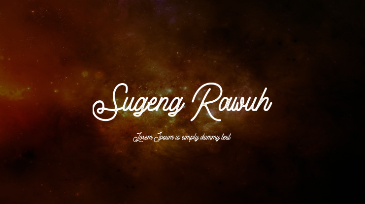Sugeng Rawuh Font