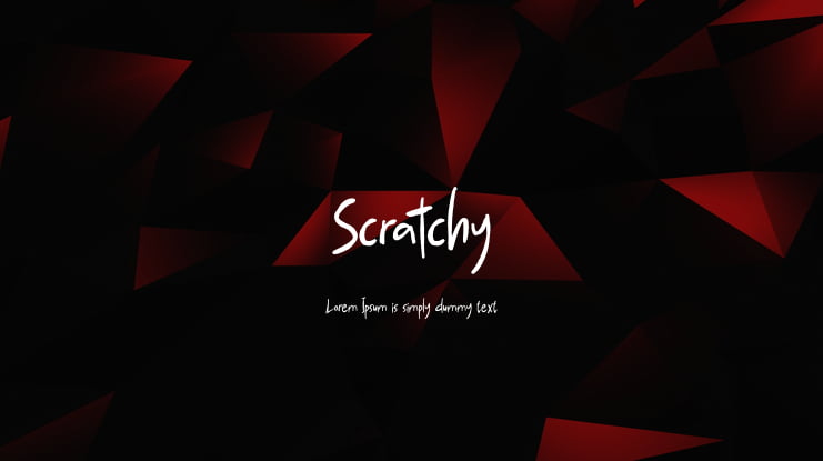 Scratchy Font : Download Free for Desktop & Webfont