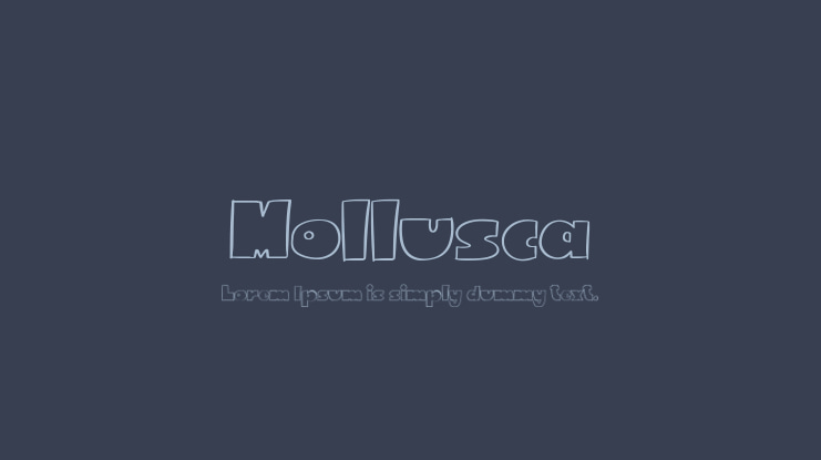Mollusca Font Family