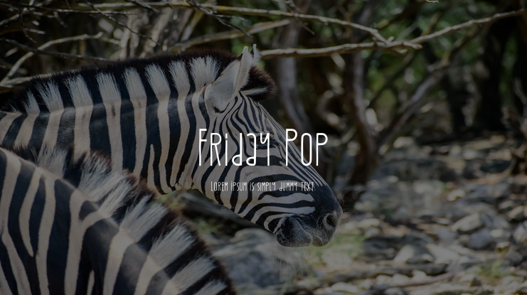 Friday Pop Font