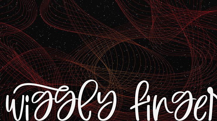 Wiggly Finger Font