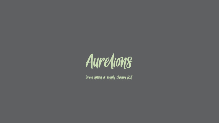 Aurelions Font