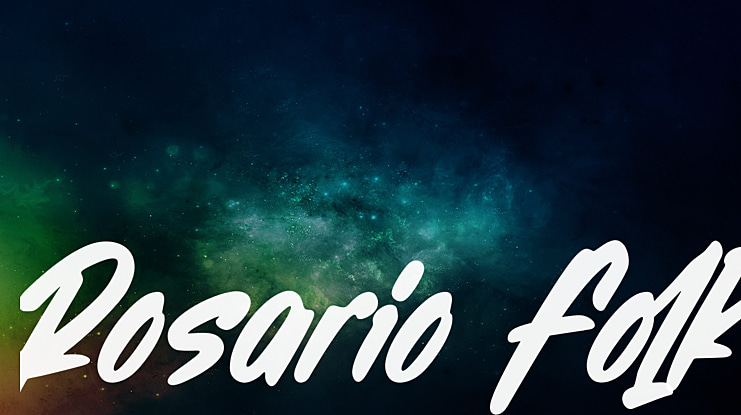 Rosario Folk Font
