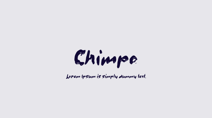 Chimpo Font