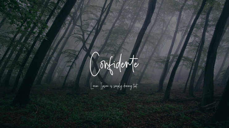 Confidente Font