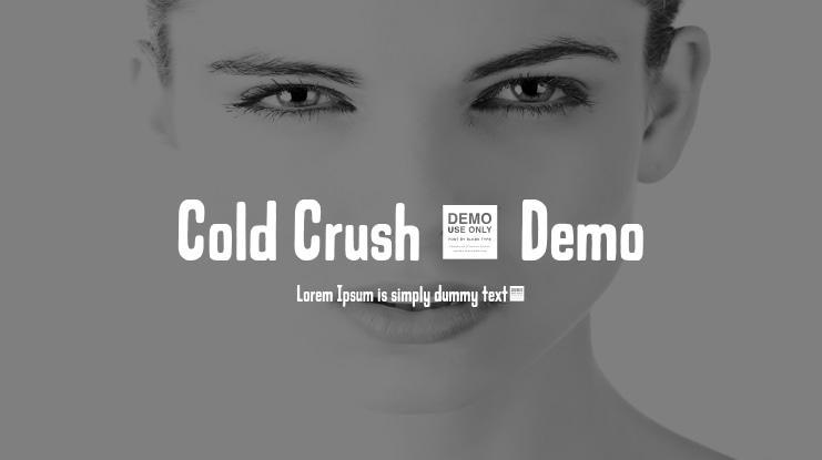 Cold Crush - Demo Font