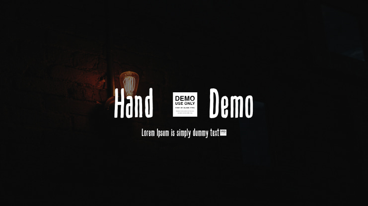Hand  - Demo Font