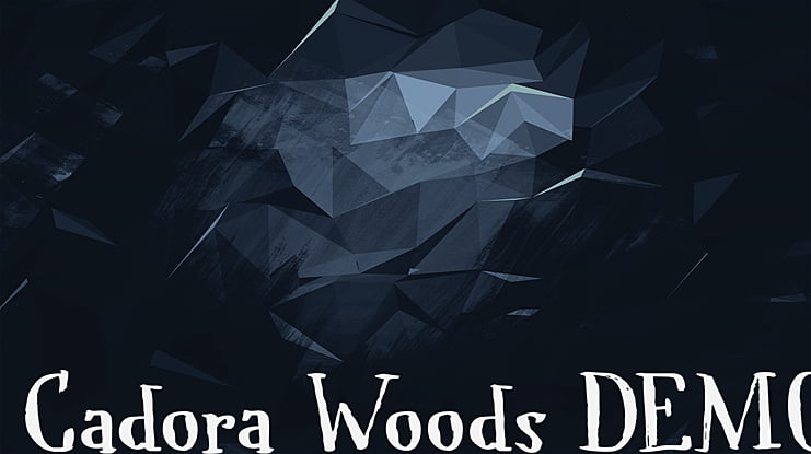 Cadora Woods DEMO Font