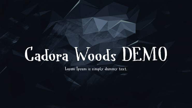 Cadora Woods DEMO Font