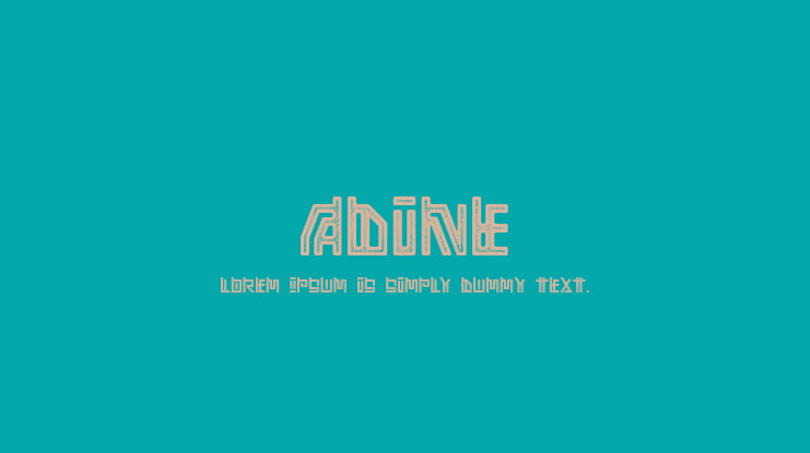 Adine Font