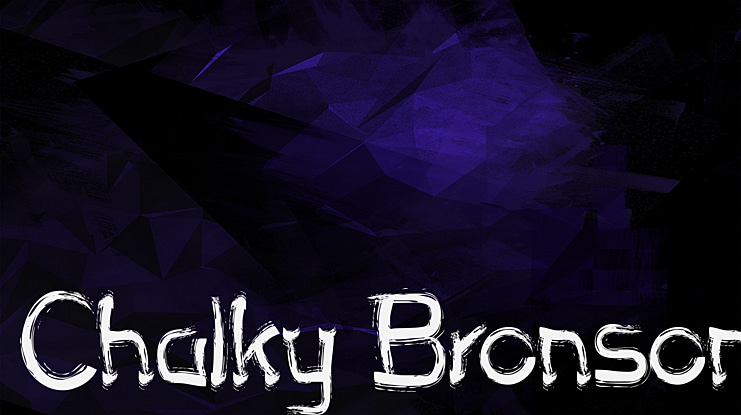 Chalky Bronson Font