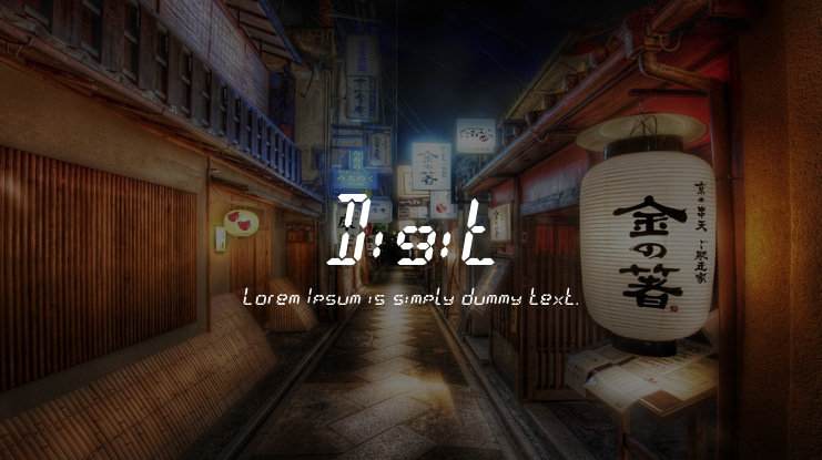 Digit Font