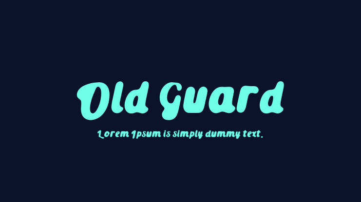 Old Guard Font