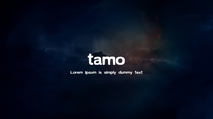 tamo Font