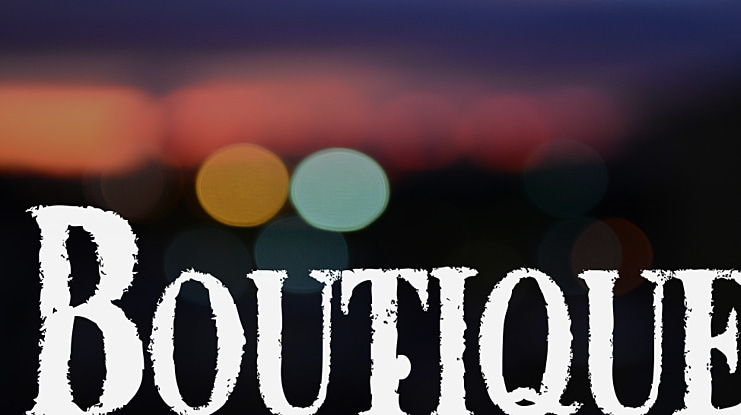 Boutique Font
