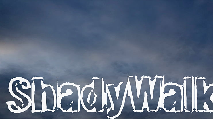 ShadyWalk Font