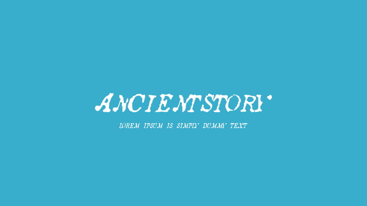 AncientStory Font