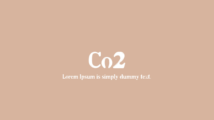 Co2 Font