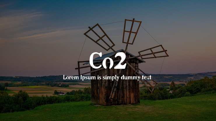 Co2 Font