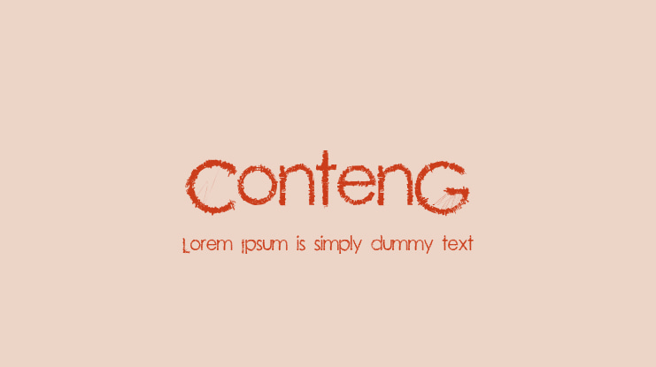 ContenG Font