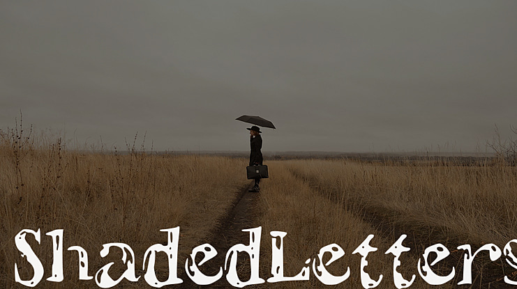 ShadedLetters Font