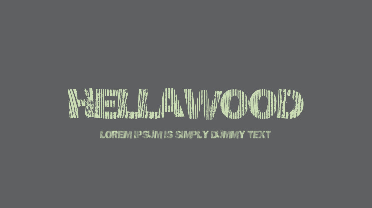 Hellawood Font