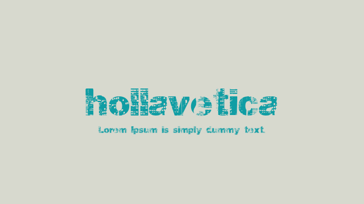 hollavetica Font