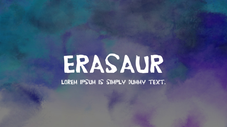 Erasaur Font