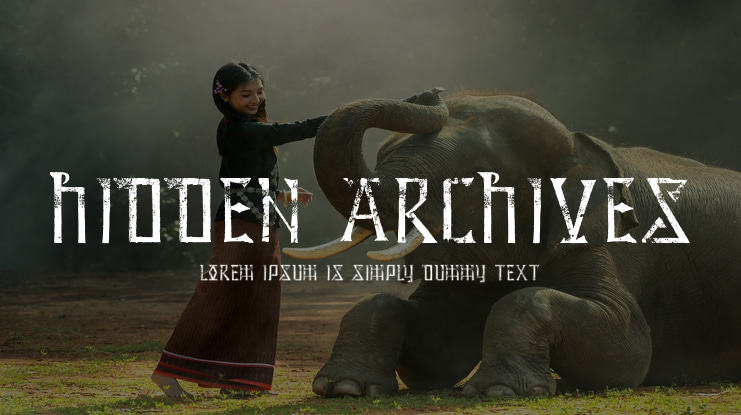 Hidden Archives Font