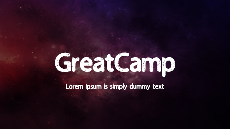GreatCamp Font