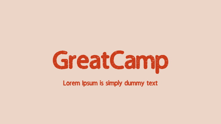 GreatCamp Font